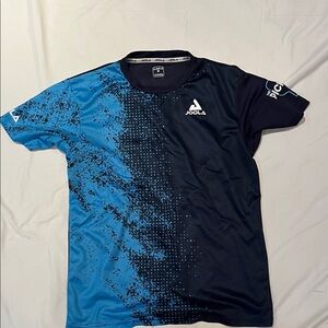 JOOLA Pickleball Men's Blue and Black Short-Sleeve Performance Tee